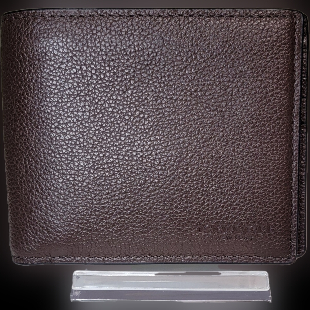 COACH Brown Leather Wallet - Picture 1 of 12